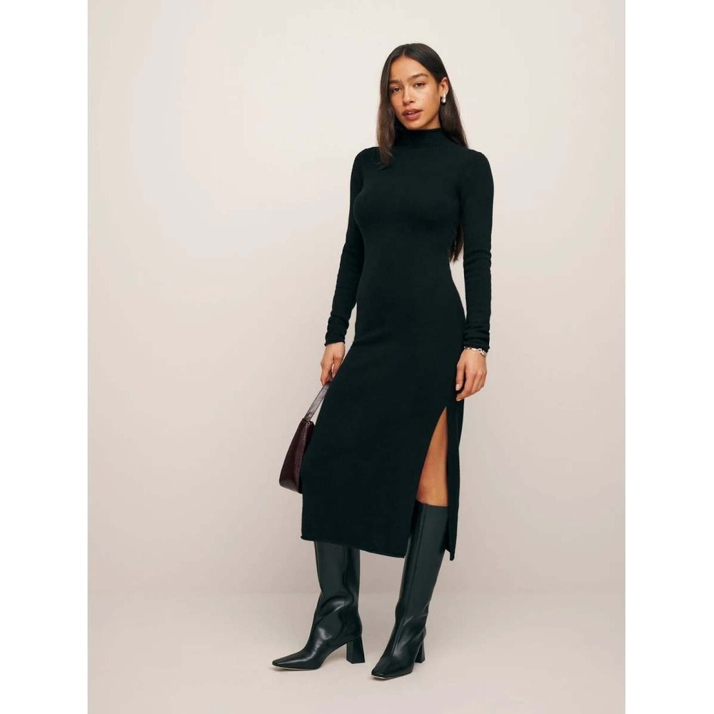 Reformation Wallis Cashmere Blend Midi Sweater Dress